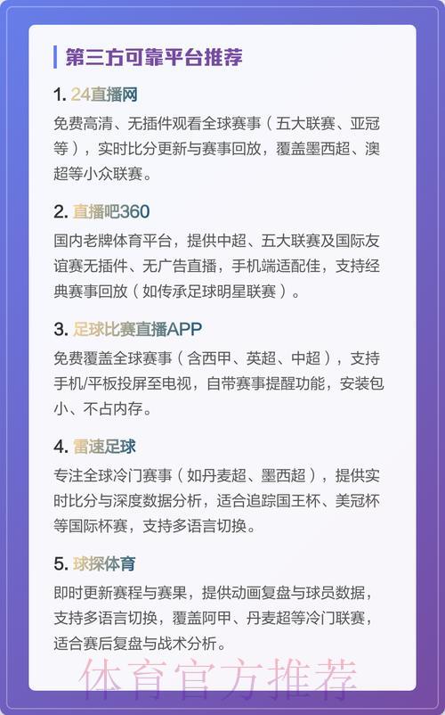 世界杯免费在线直播平台精选大全