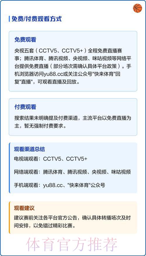 世界杯赛事实时直播观看指南
